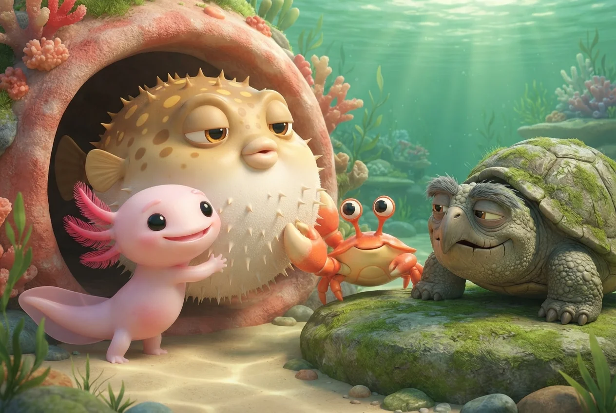 The Pufferfish Who Couldn't Stop Puffing