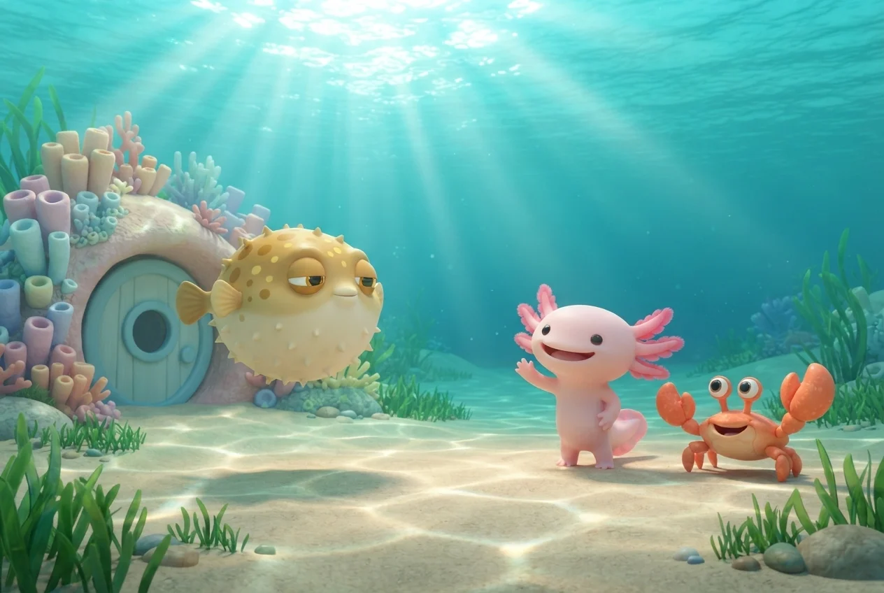 The Pufferfish Who Couldn't Stop Puffing – Picture 1