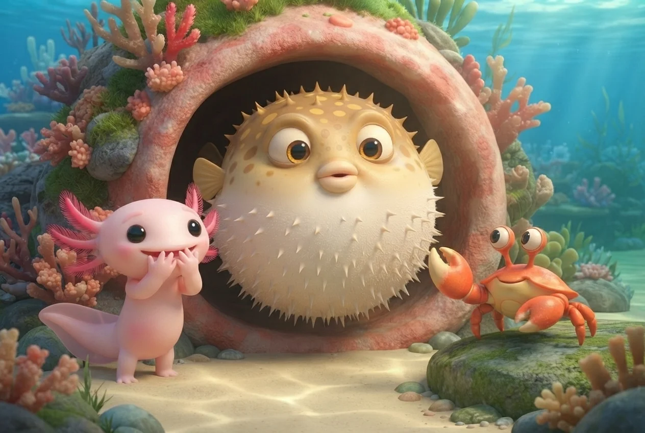 The Pufferfish Who Couldn't Stop Puffing – Picture 2