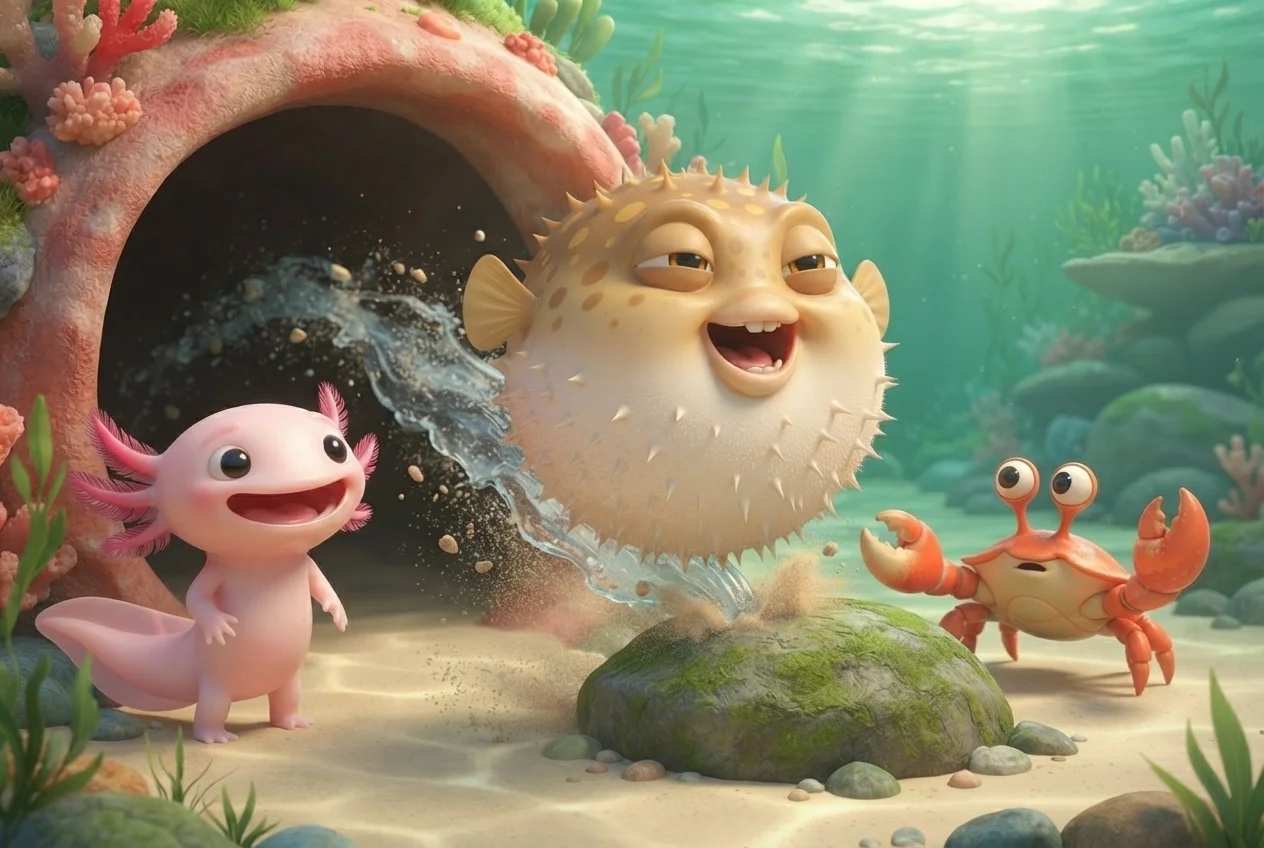 The Pufferfish Who Couldn't Stop Puffing – Picture 3