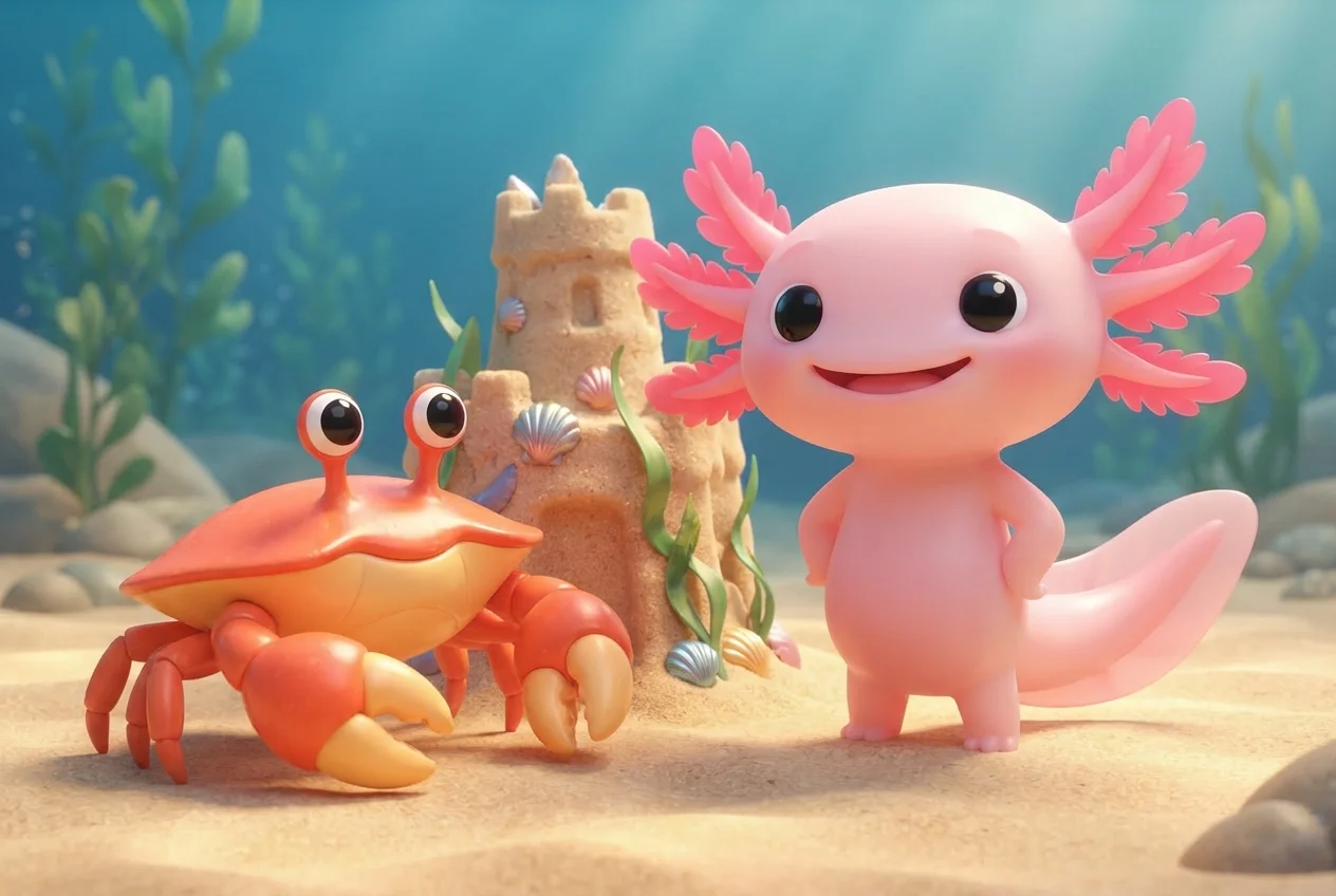 The Axolotl Who Couldn't Frown