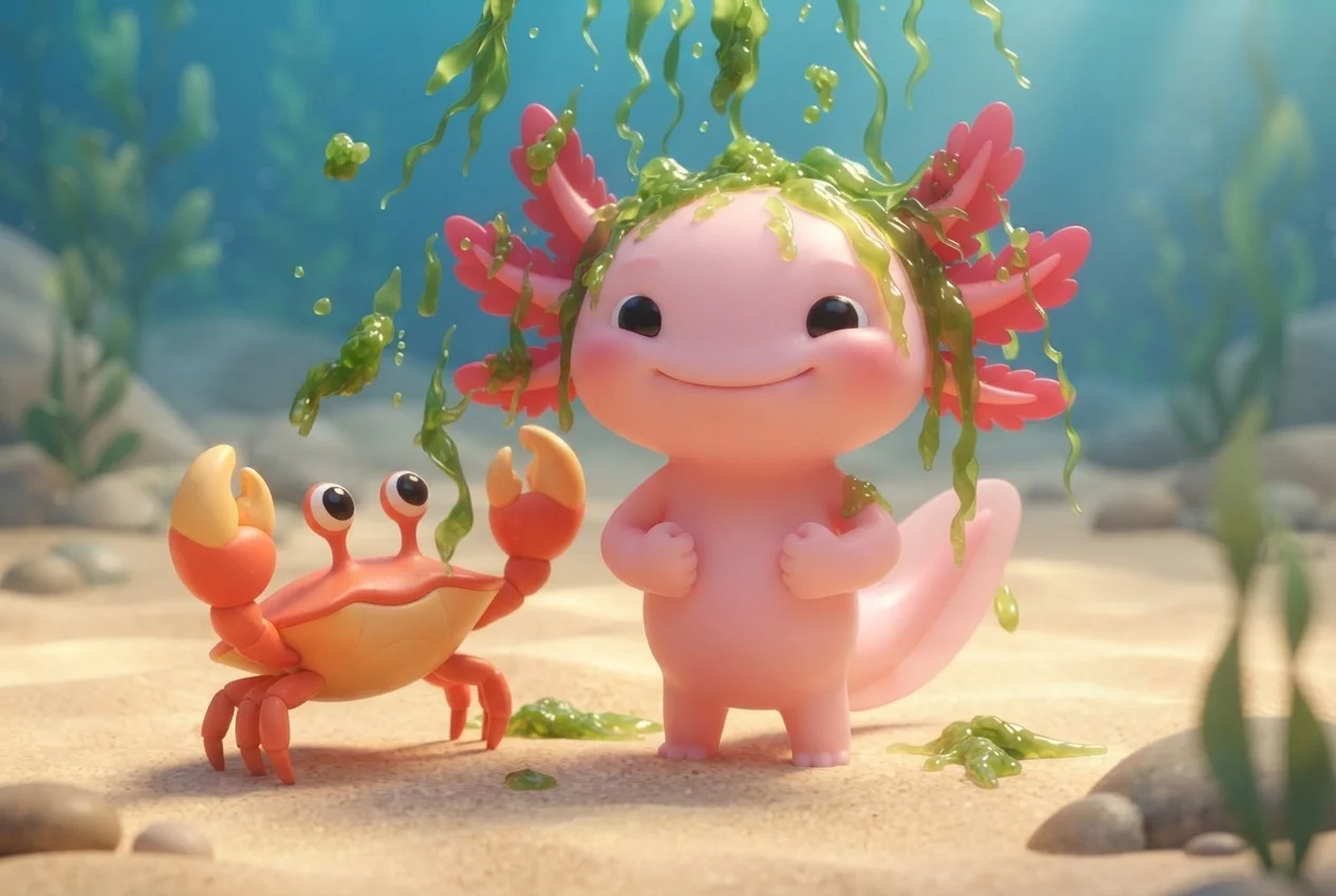 The Axolotl Who Couldn't Frown – Picture 2