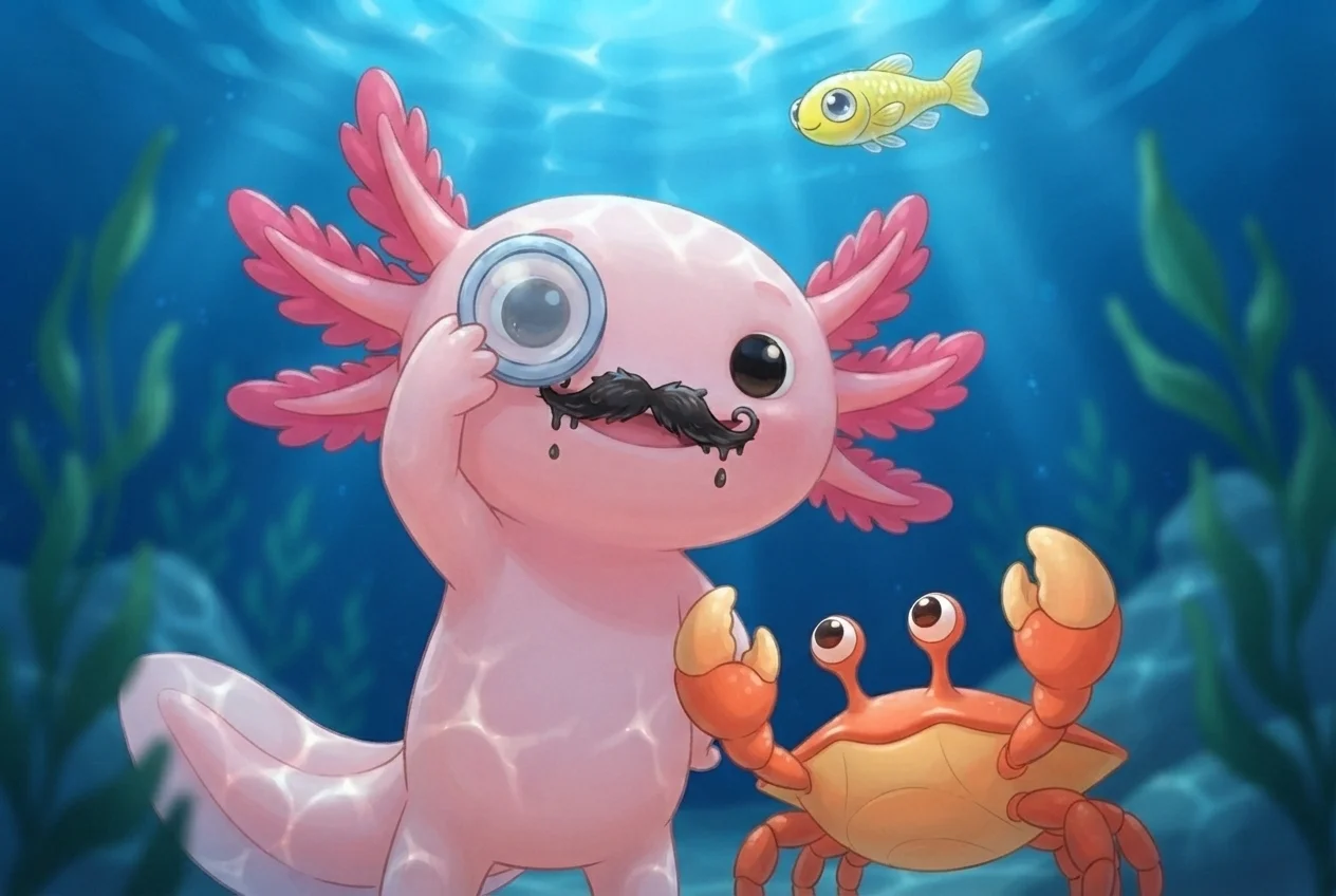 The Axolotl Who Couldn't Frown – Picture 4