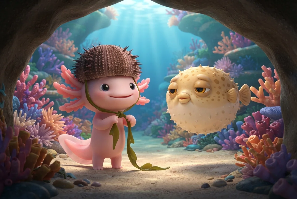The Axolotl Who Couldn't Frown – Picture 5