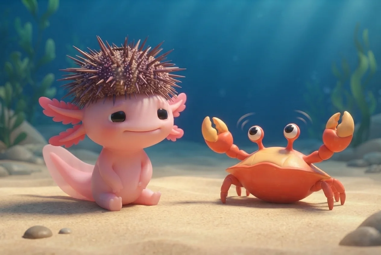The Axolotl Who Couldn't Frown – Picture 6