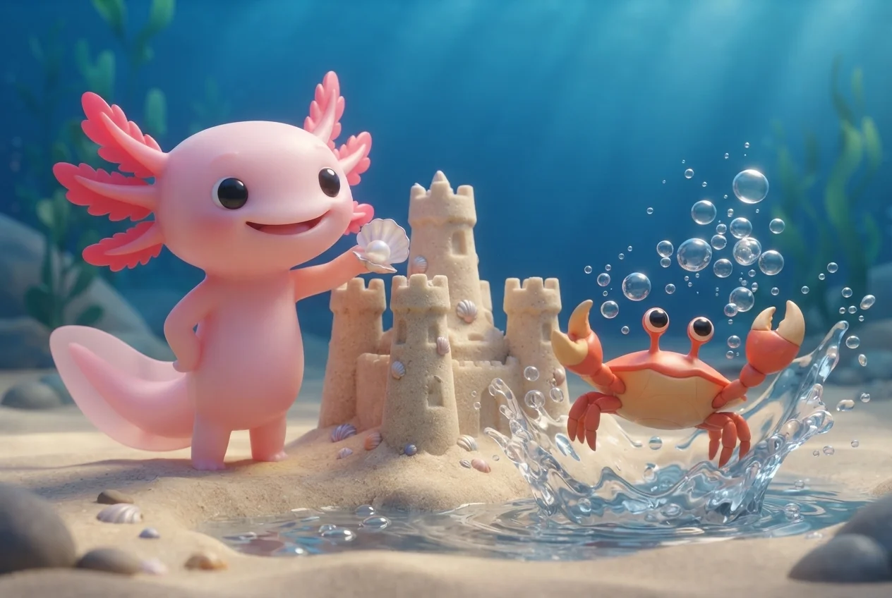 The Axolotl Who Couldn't Frown – Picture 8
