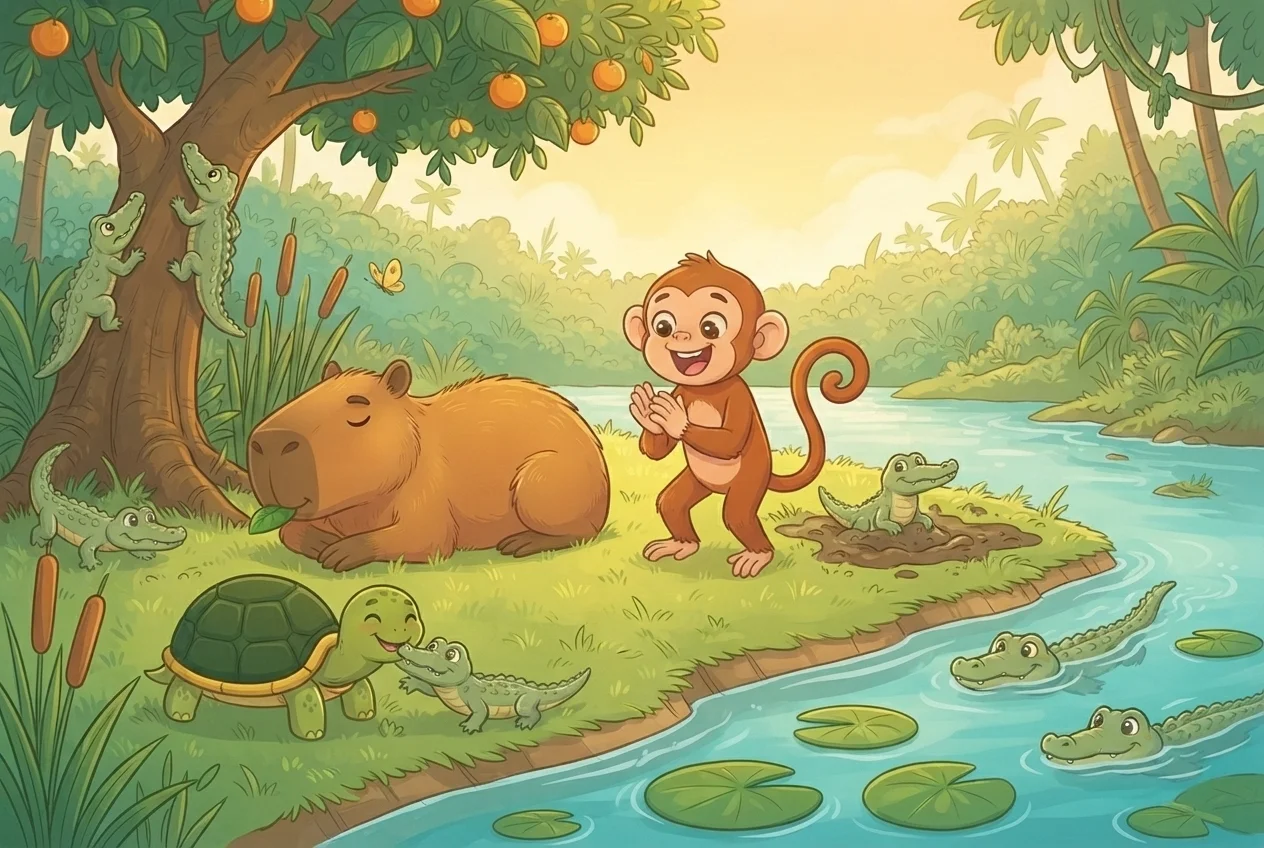 Carl and the Seven Baby Crocodiles – Picture 2