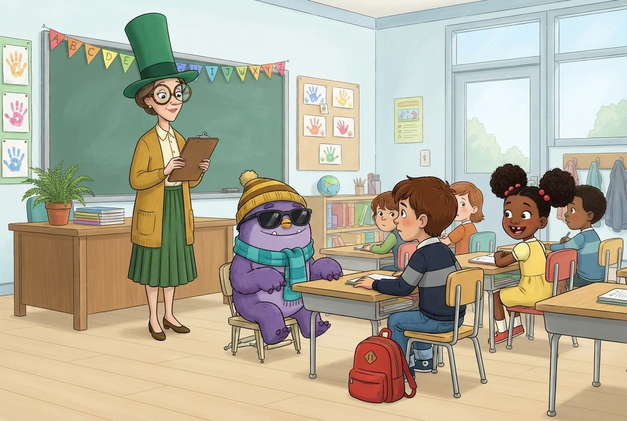 My Monster Goes to School – Picture 2