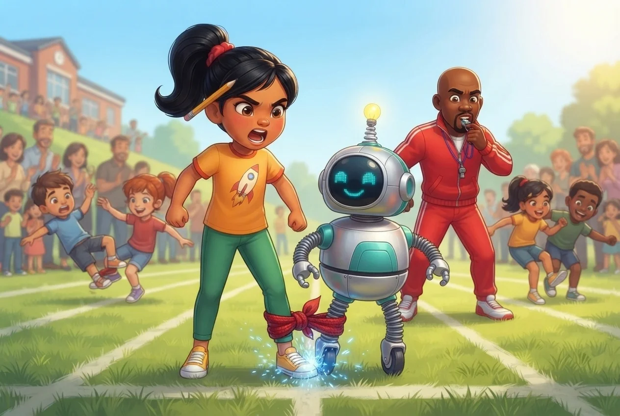 The Robot at Sports Day – Picture 7