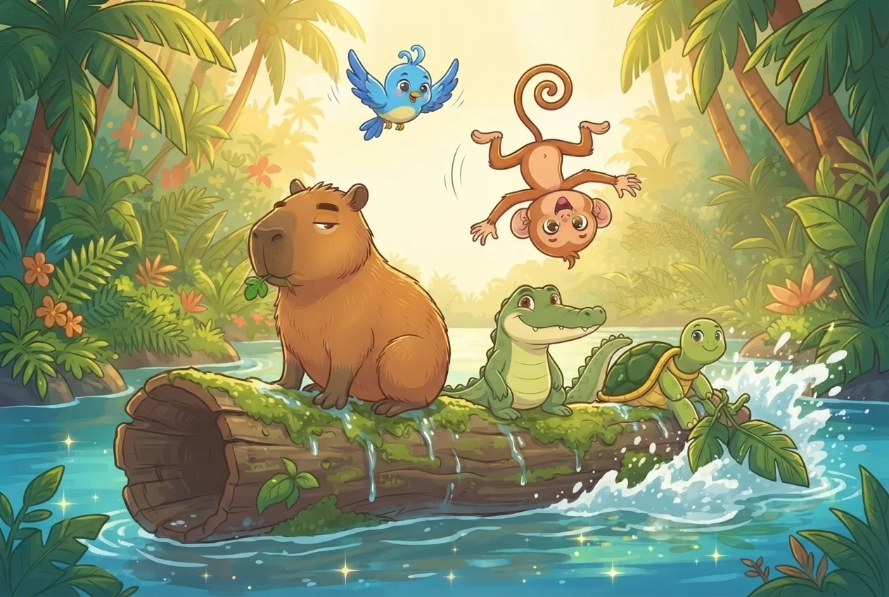 Carl the Capybara Keeps His Cool – Picture 3