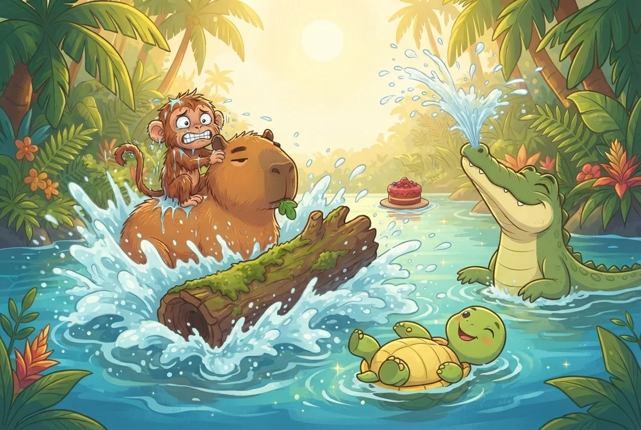 Carl the Capybara Keeps His Cool – Picture 4