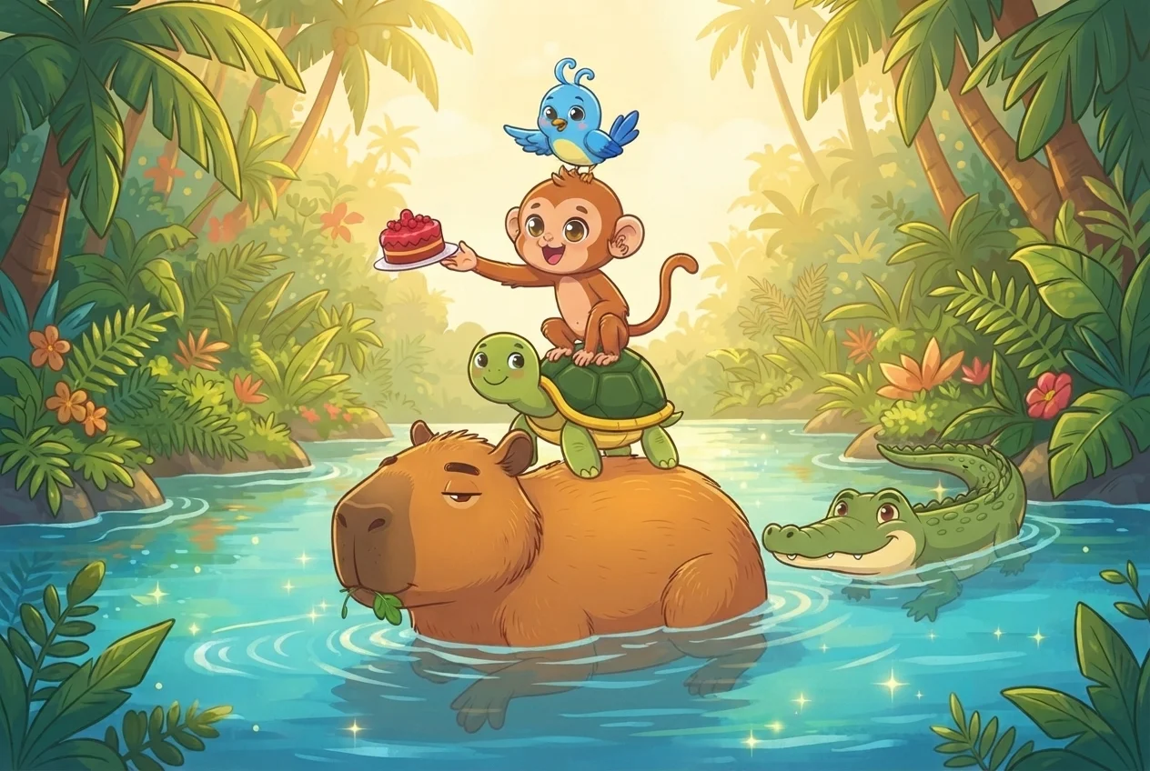 Carl the Capybara Keeps His Cool – Picture 7