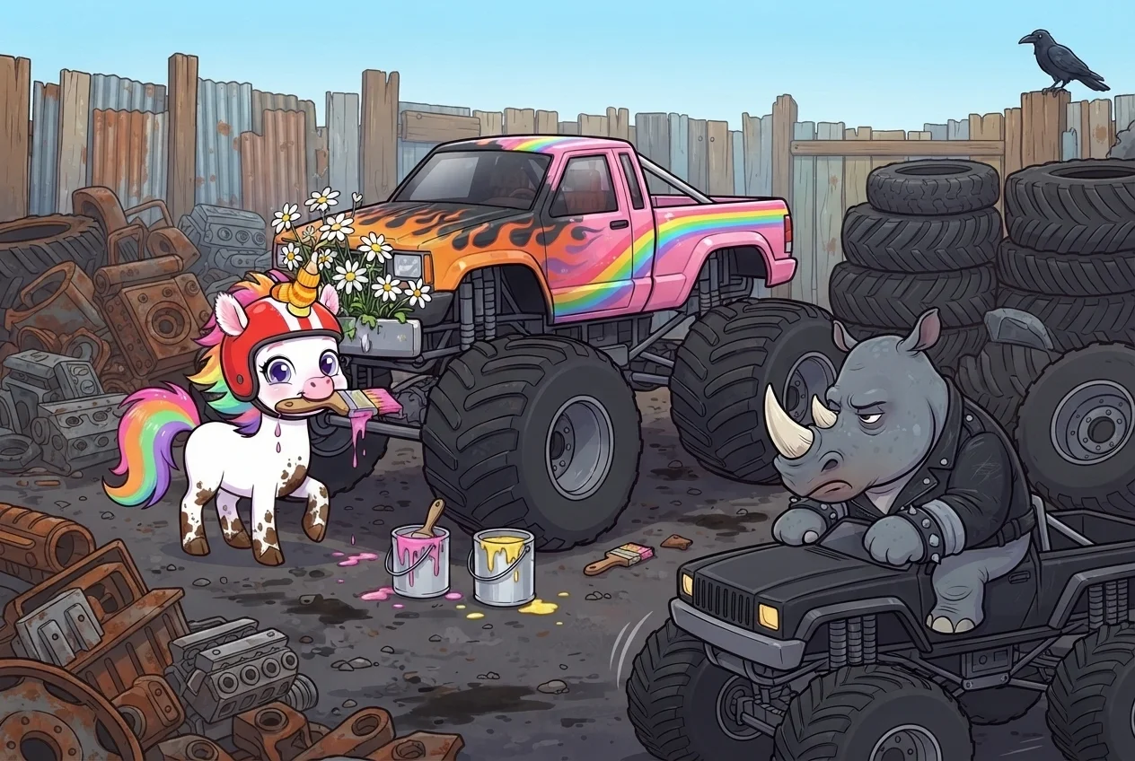 Never Let a Unicorn Drive a Monster Truck – Picture 2