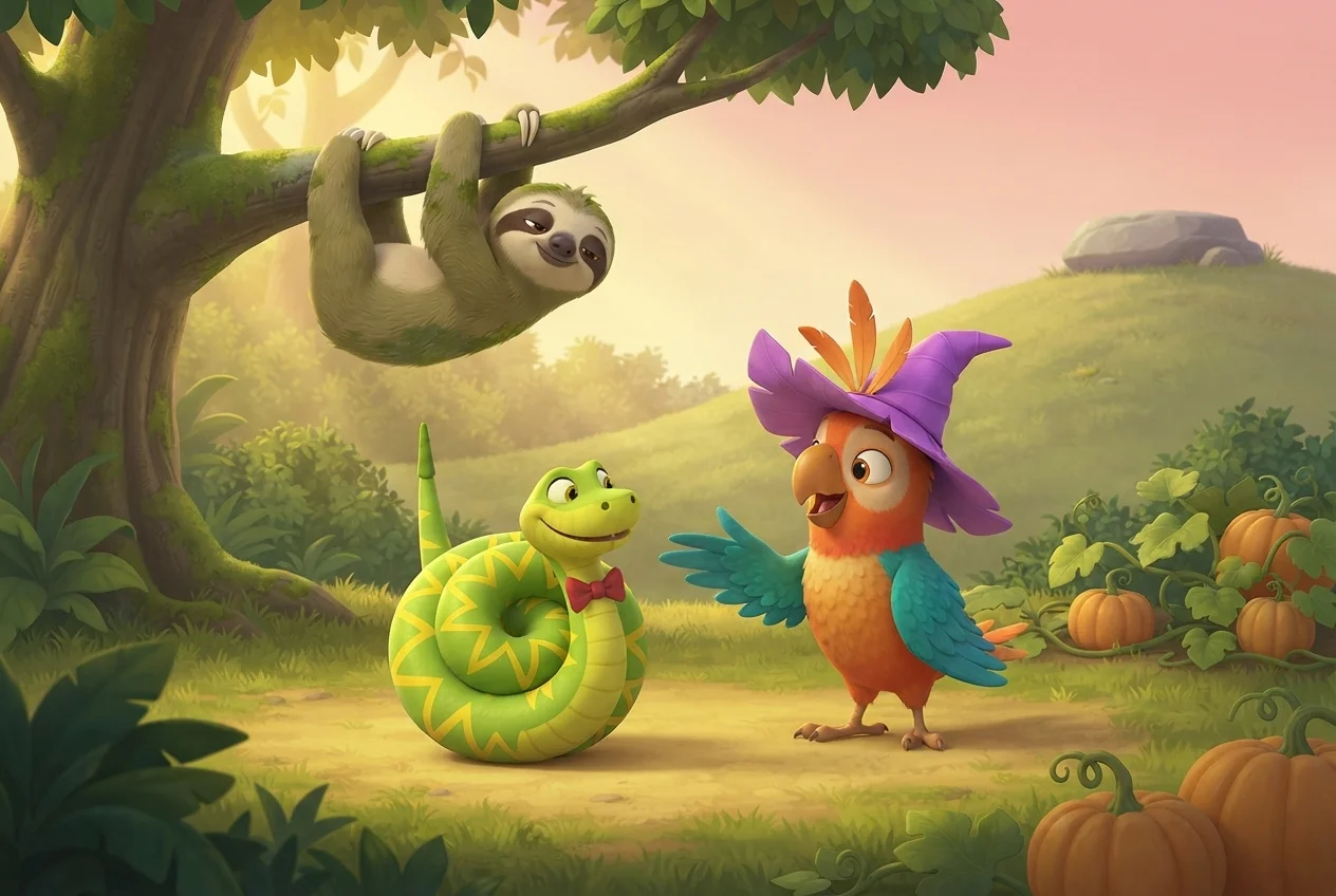 Stanley the Snake Is a Pumpkin – Picture 1