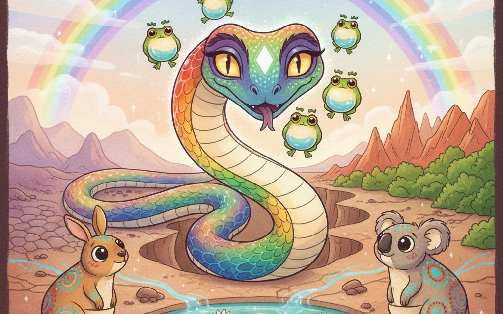 Die wunderschöne Regenbogenschlange