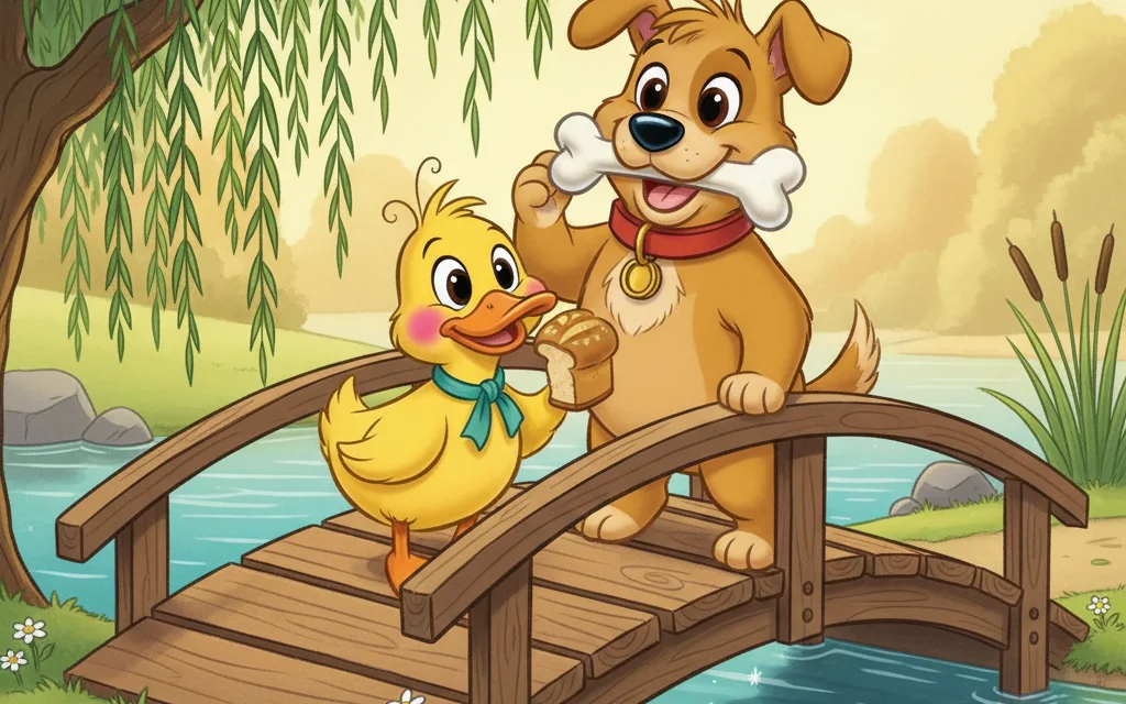 Der Hund und sein Knochen