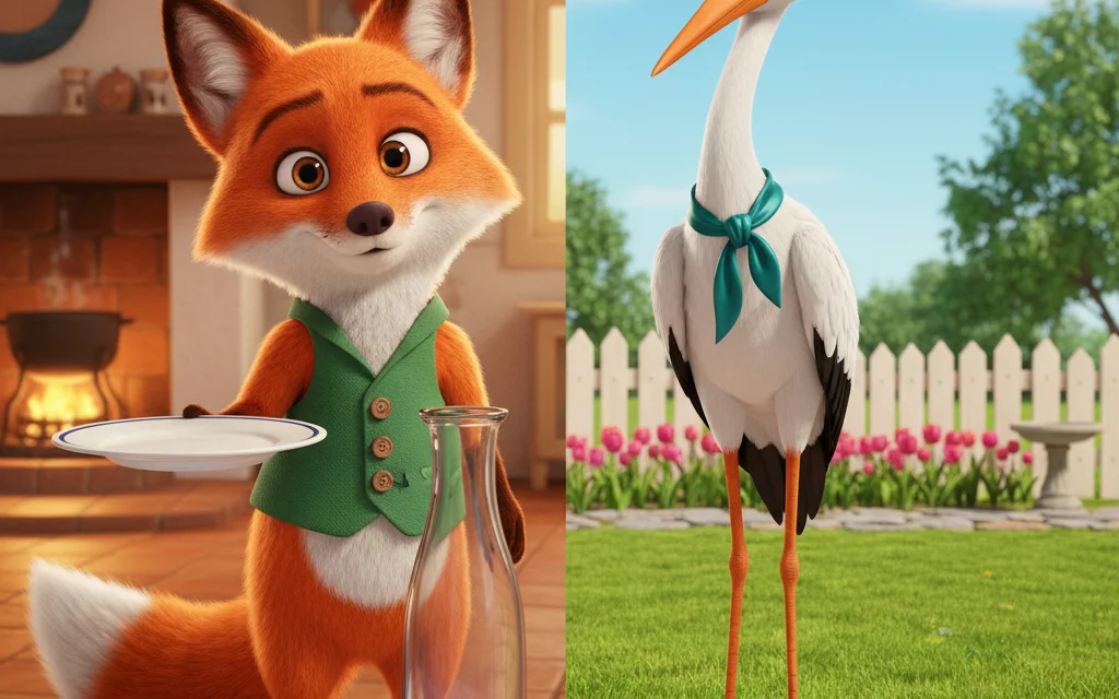 Der Fuchs und der Storch