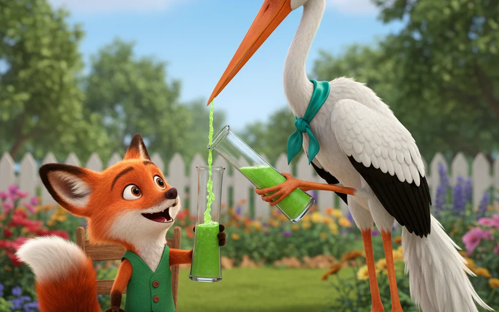 Der Fuchs und der Storch – Bild 2