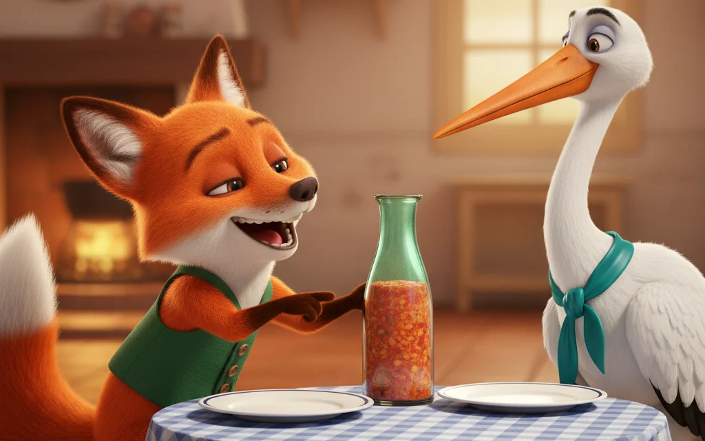 Der Fuchs und der Storch – Bild 3