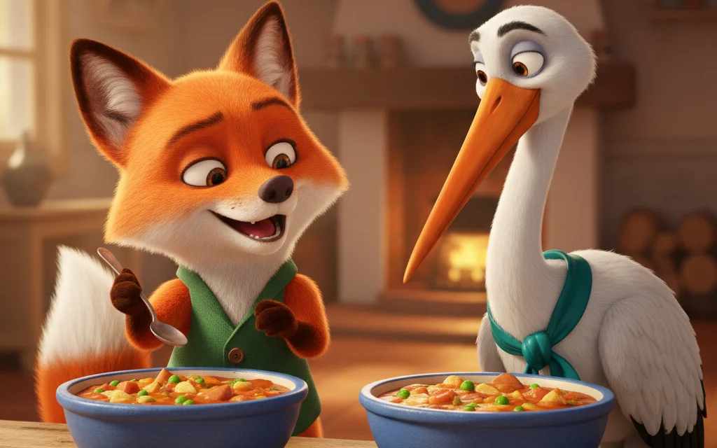 Der Fuchs und der Storch – Bild 5