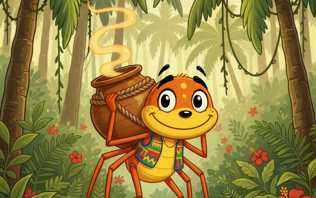 Anansi und der Topf voll Klugheit – Bild 1