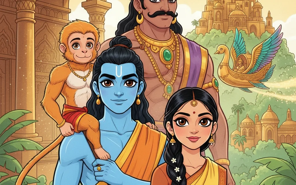 Das Leuchten von Ayodhya: Ramas große Reise