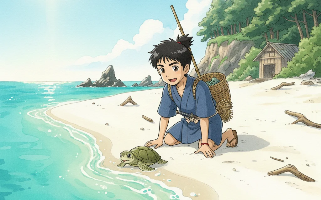 Urashima Tarō und die Schildkröte – Bild 10