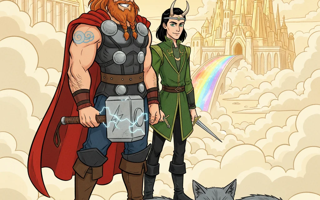 Norse Myths for Kids — Thor and Loki's Adventures